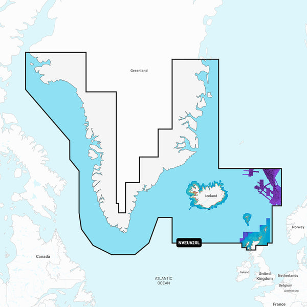 Garmin Navionics Vision+™ NVEU620L Greenland & Iceland - 010-C1270-00