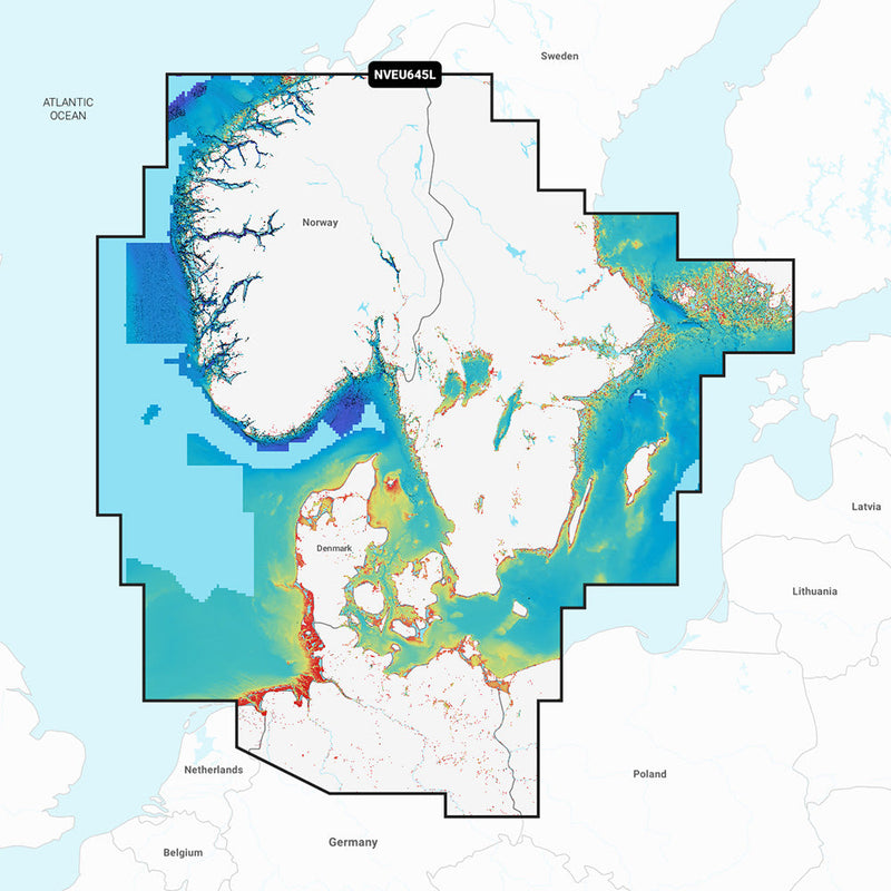 Garmin Navionics Vision+™ NVEU645L Skagerrak & Kattegat - 010-C1274-00