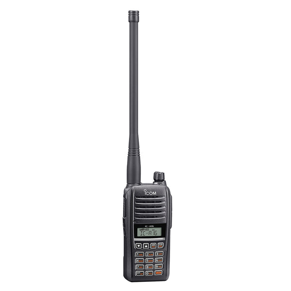 Icom A16 VHF COM Aviation Air Band Handheld Transceiver - A16