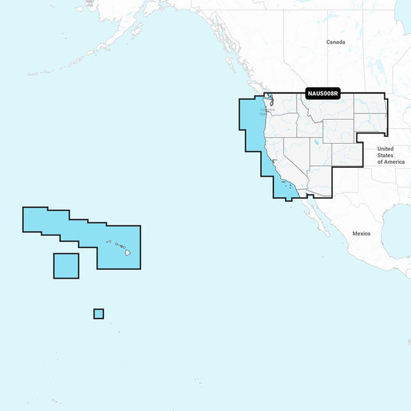 Navionics+ NAUS008R U.S. West - 010-C1371-30