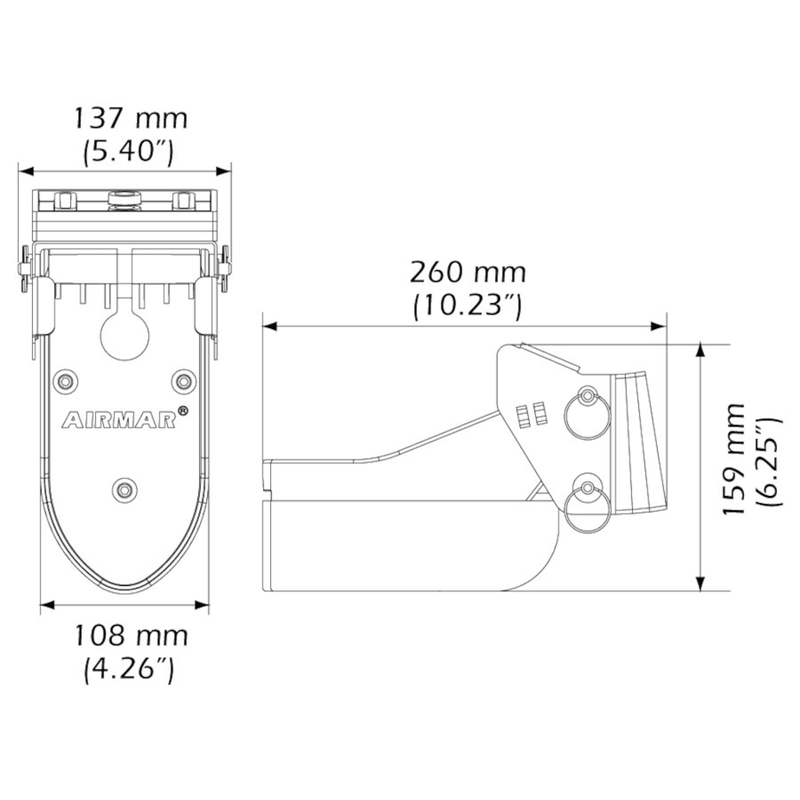 Airmar TM185 High Wide Chirp, 1kW, Navico 9-Pin, DT - TM185C-HW-9N